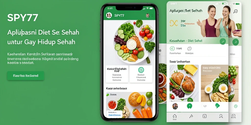Antarmuka SPY77 yang intuitif untuk diet sehat.
