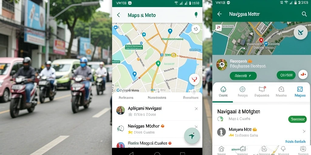 Tampilan antarmuka VM108 yang user-friendly dan informatif.